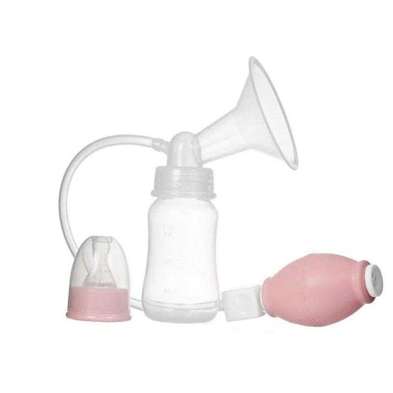 ZK50 Powerful Easy Use Sucking Manual Design Feeding Breast Pumps Large Suction Breast Massage Milk Sucker Puller Milker Pump images - 6