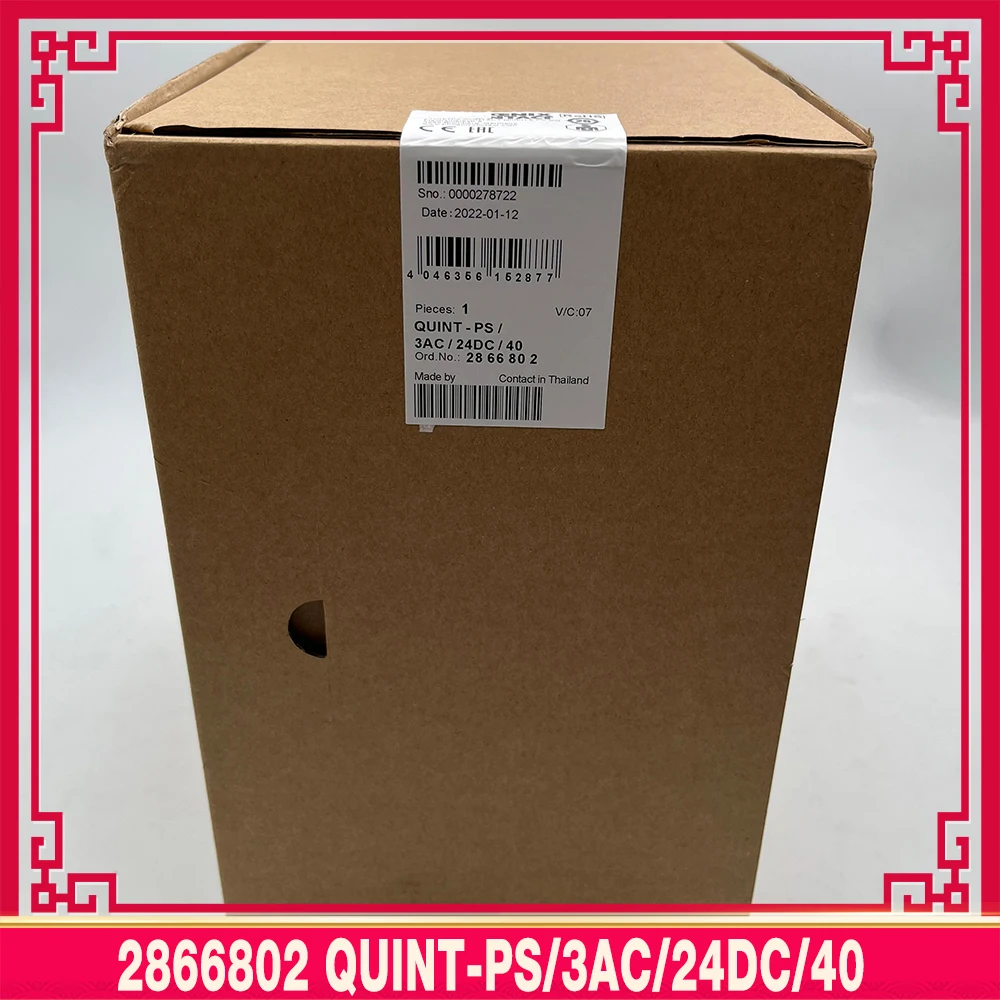 2866802 QUINT-PS/3AC/24DC/40 QUINT POWER 24 В постоянного тока/40 А для импульсного источника питания