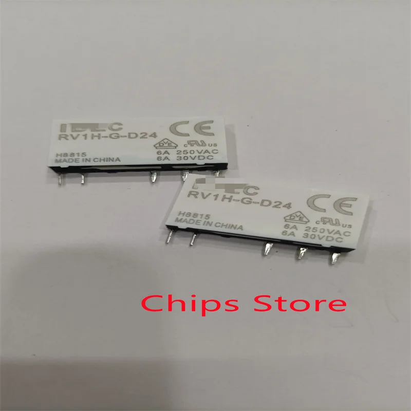 5 шт. RV1H-G-D24 электромеханическое реле 6А 24 В постоянного тока контактов
