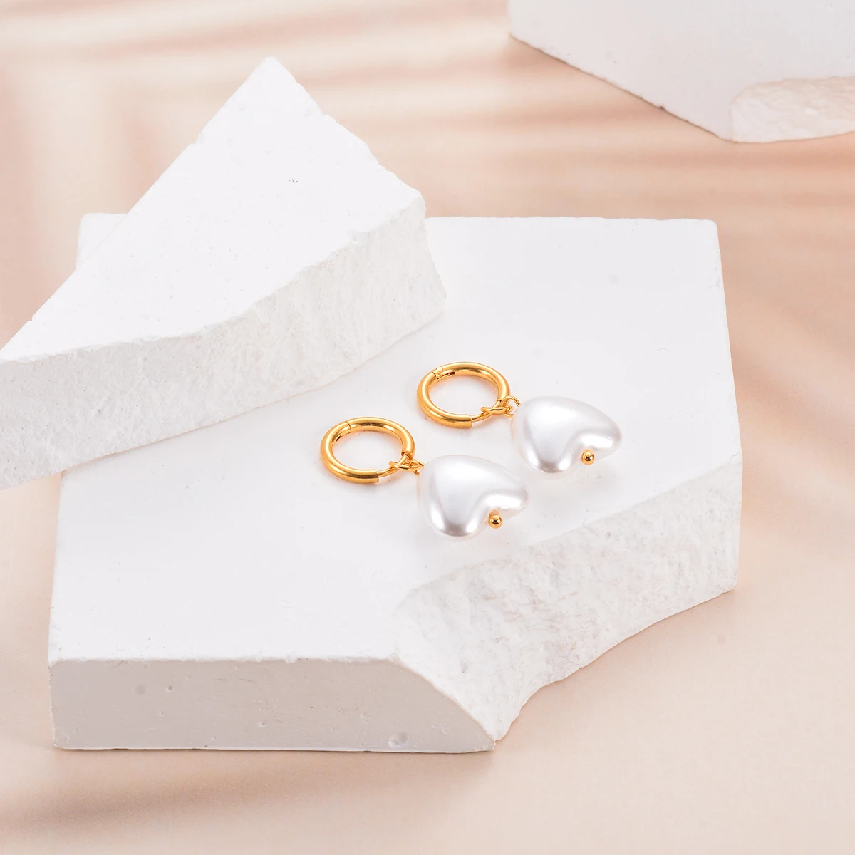 Минималистичные Подвески с искусственным жемчугом 1 пара модные ювелирные