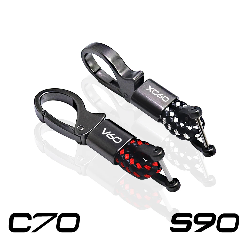 

Для Volvo xc60 v40 v50 v60 s80 c70 s40 s60 s80 v70 v90 xc40 xc70 автомобильный кожаный брелок из микрофибры хорошего качества цепочка аксессуары