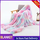 Одеяла пушистое длинное плюшевое одеяло супер мягкое двухстороннее покрывало одеяло лохматое шаль одеяло для взрослых одеяла 1 шт.