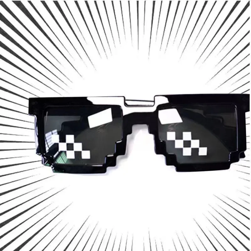 

Mosaic Glasses Sunglasses Thug Life 8 Bit MLG Pixel Trendy Cool Super Party Funny Vintage Shades Eyewear Bar Party Supplies