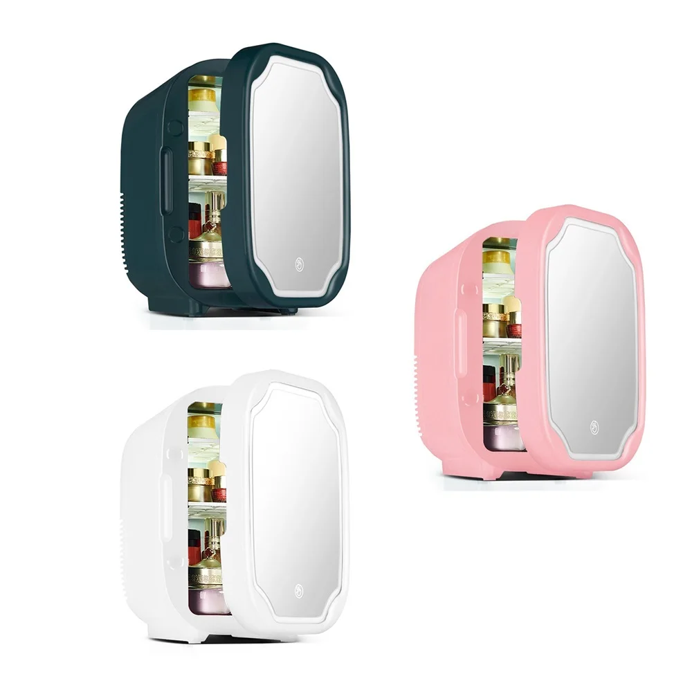 Холодильник для косметики компактный 8 л со светодиодным зеркалом |