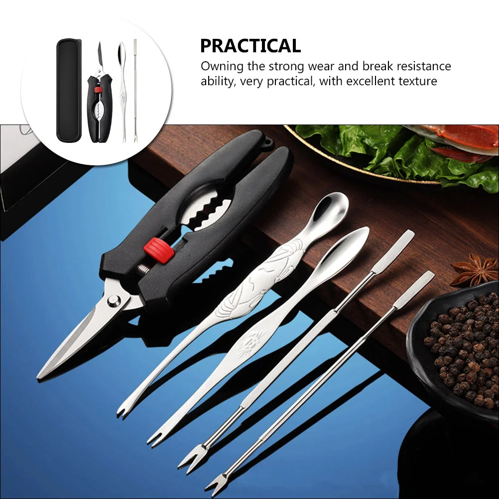 Набор инструментов для краба принадлежности кипячения набор ножниц инструменты