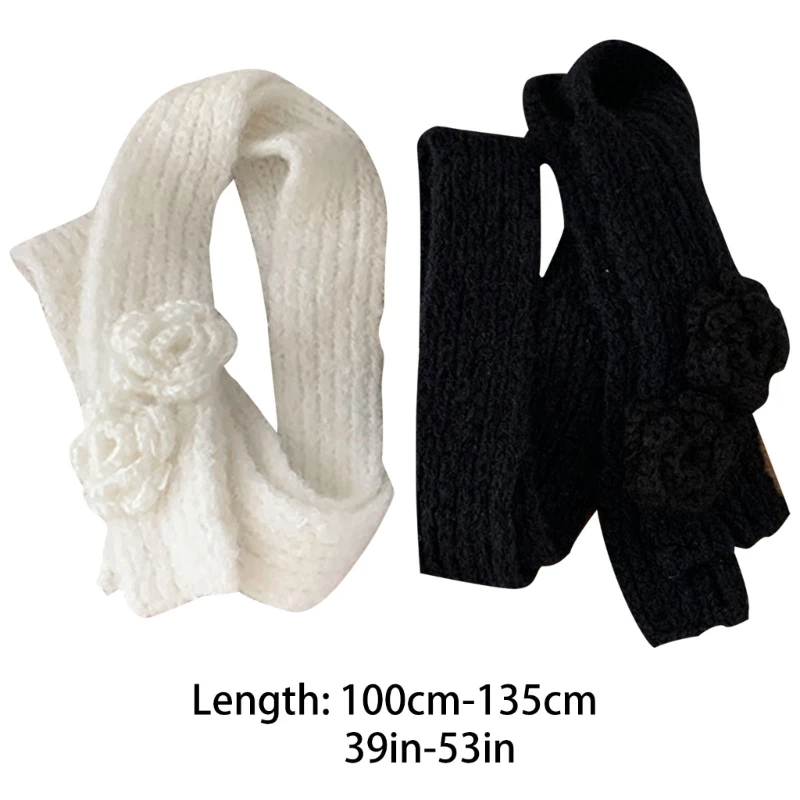 Зимний теплый шарф Мягкий сладкий стильный Уличный тренд Темпераментный