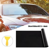 solar film for car windscreen 20cm x150cm tinted in black clear solar film anti uv sun shade car accessories solar protection