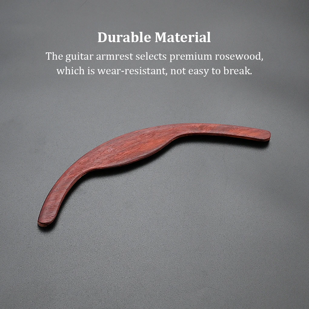 

Подлокотник для гитары, красная акустическая пластина, устойчивая к поту, с хорошей вибрацией, для музыкальных инструментов