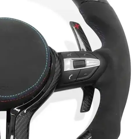 Руль из углеродного волокна для BMW F06 F10 F20 F21 F22 F30 F31 F32 F34 F36 F80 F82 F87 M3 M6 E90 E91 E92 E93 X1 X2 X3 X4 X5 X6