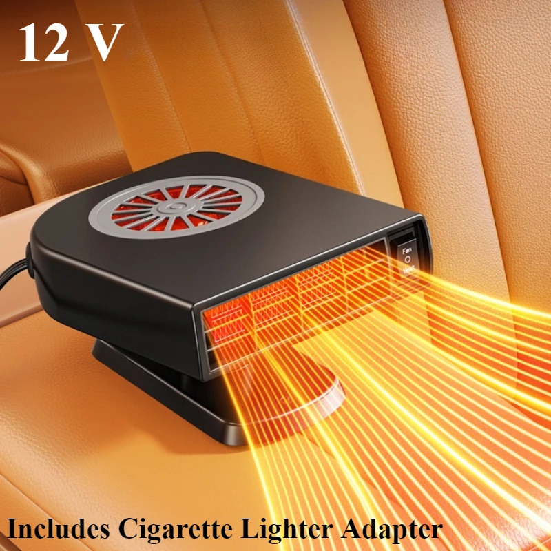 

Hipacool 2-в-1 автомобильный вентилятор охлаждения и обогревателя 12 В 150 Вт автомобильный воздухонагреватель вентилятор зимний обогреватель лобового стекла размораживатель отопление 360 ° Вращение