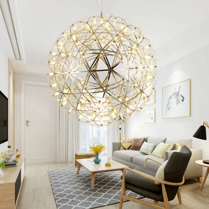 

China Supplier Spark Ball Firework Chandelier Pendant Lamp