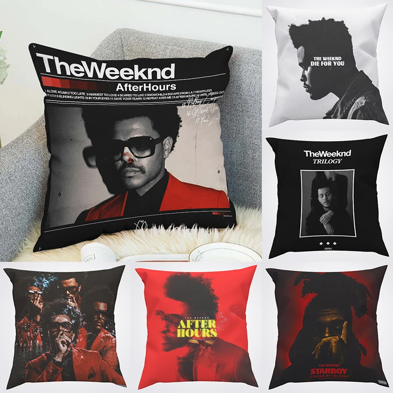 

Fall Pillow Cover 40x40 The Weeknd Decorative Pillows Covers Pillowcases 50x50 Sofa Cushions Car Decoration Pilow Cases 45x45