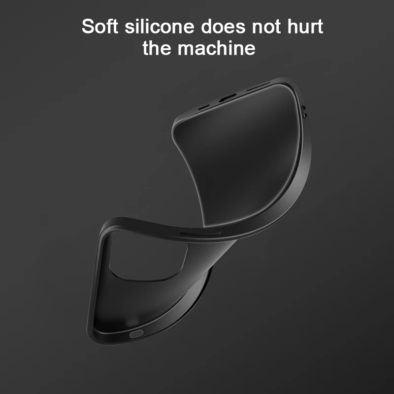 Sea Beach Case for iPhone 13 Pro Case for iPhone 11 12 13 Pro XR XS Max mini 7 X 8 6 6S Plus 5 5S SE 2020 Black Silicone Funda