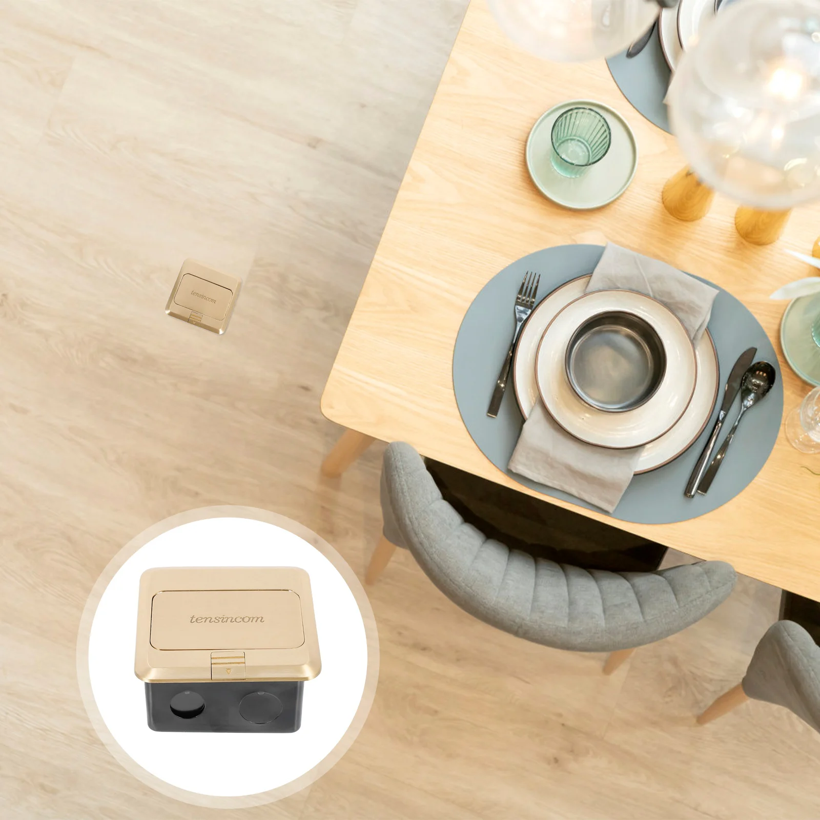 

1 Set Pop-up Floor Outlet Pop-up Floor Cable Outlet Pop-up Electrical Outlet