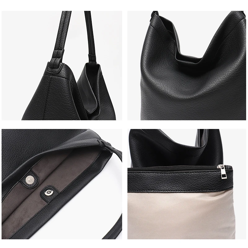 CEZIRA простая повседневная сумка из искусственной кожи для женщин одноцветная