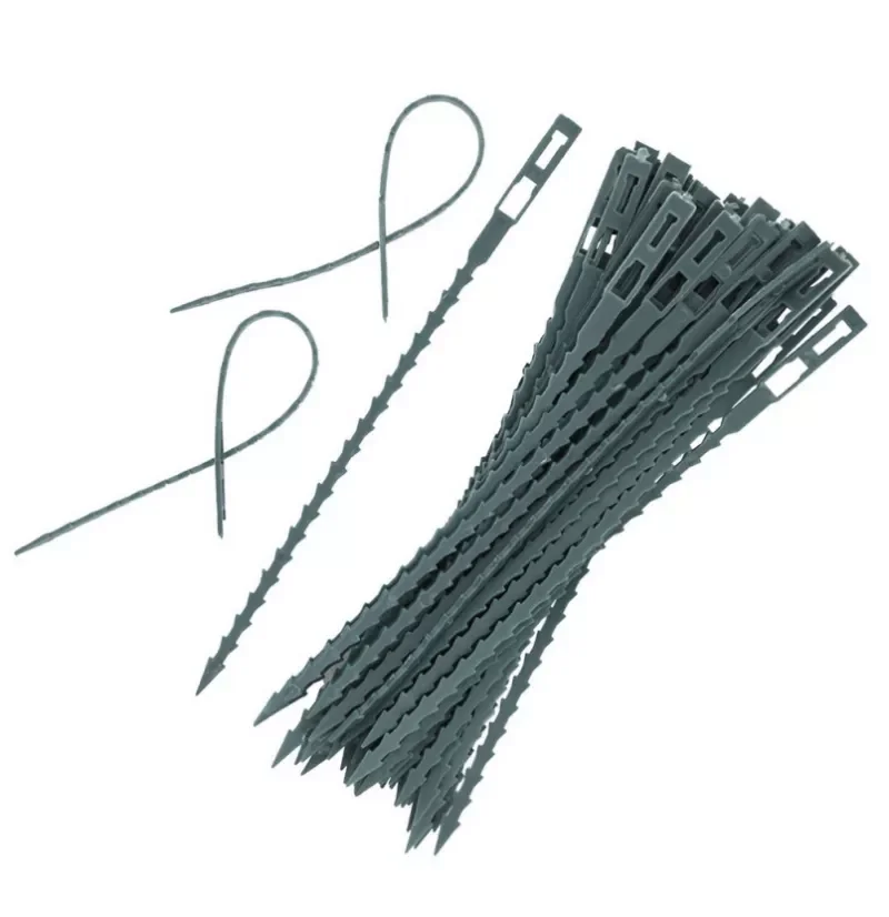 

2023NEW 50Pcs Cable Tie Self-locking Plastic Wire Cable Zip Ties Green Fastening Ring Multi Purpose Fish Bone Garden Binding Cab