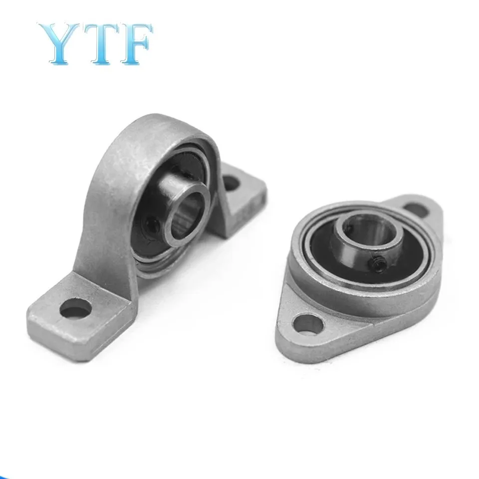 

10Pcs Horizontal KFL08 Bearing Bracket For TrapezoidalT8 Lead Screw 3D Printers Parts Mounted Stand Part Stainless Steel Support
