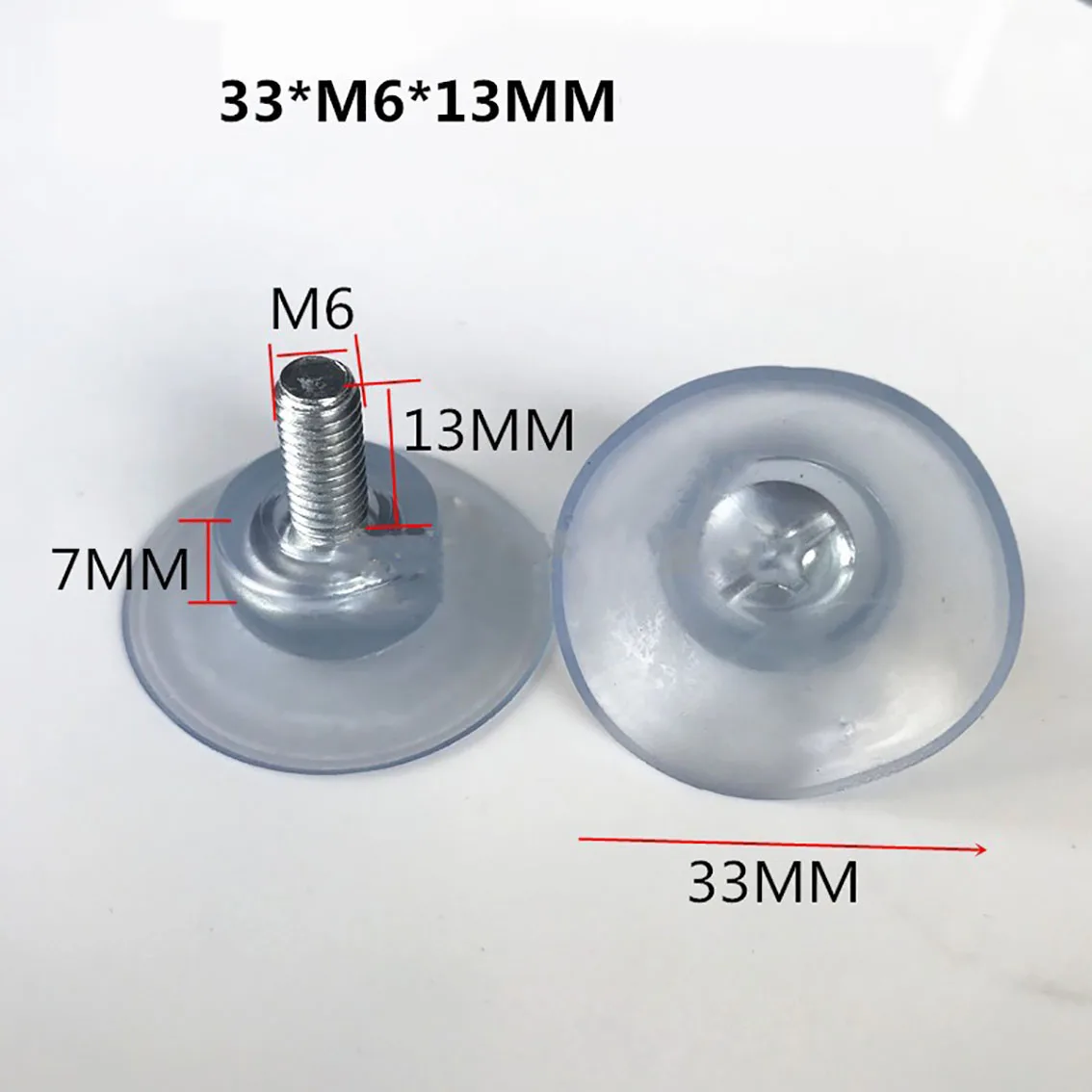 5-50 шт. 18/20/30 мм прозрачная присоска из ПВХ грибовидная головка стеклянная для