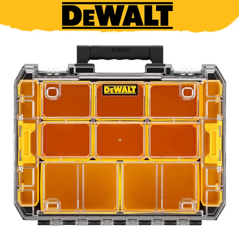 Органайзер DEWALT DWST82968 TSTAK IP54 портативный Штабелируемый прозрачный контейнер для
