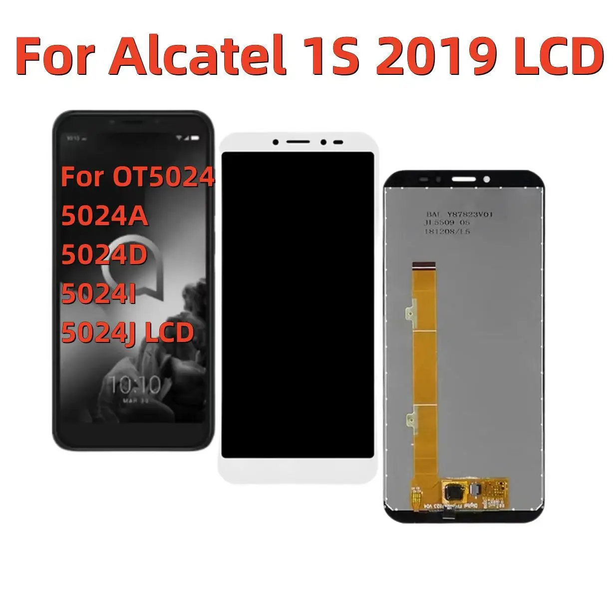 ЖК-дисплей диагональю 100% дюйма для Alcatel 1S 2019 OT5024 5024A 5024D 5024I 5024J