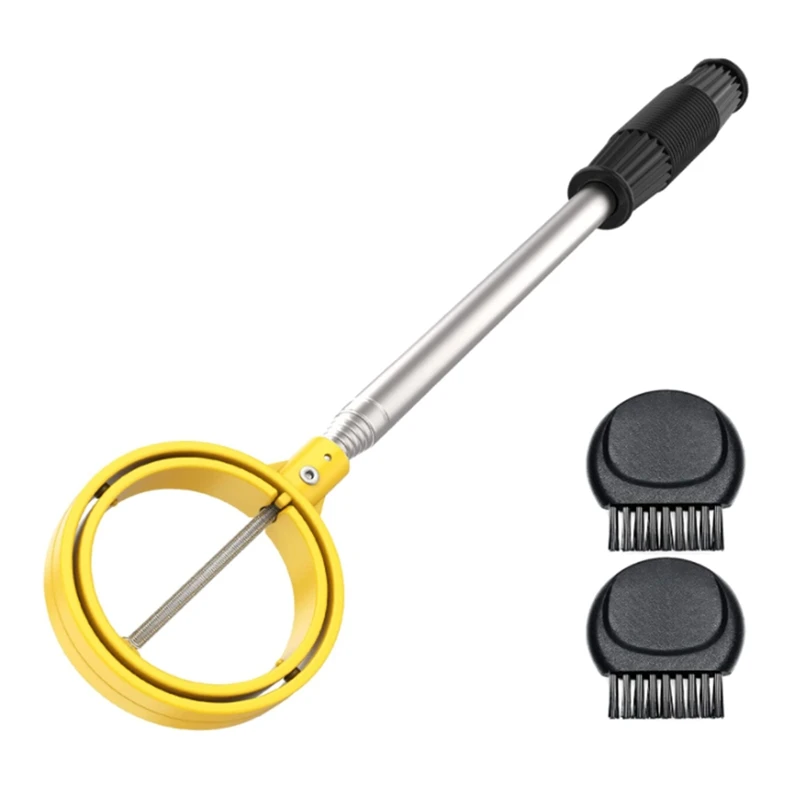 

Golf Ball Retriever,Retractable Golf Ball Putter Grabber,With 2 Golf Club Cleaning Brush Tool,For Gift For Golf Lovers