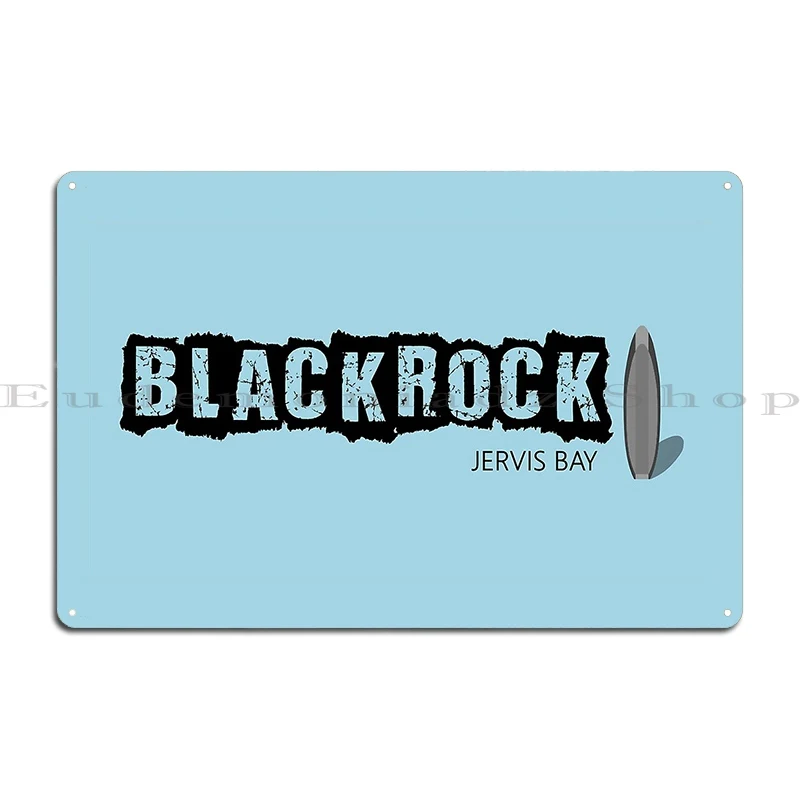 Металлический плакат с надписью Black Rock Jervis Bay Nsw