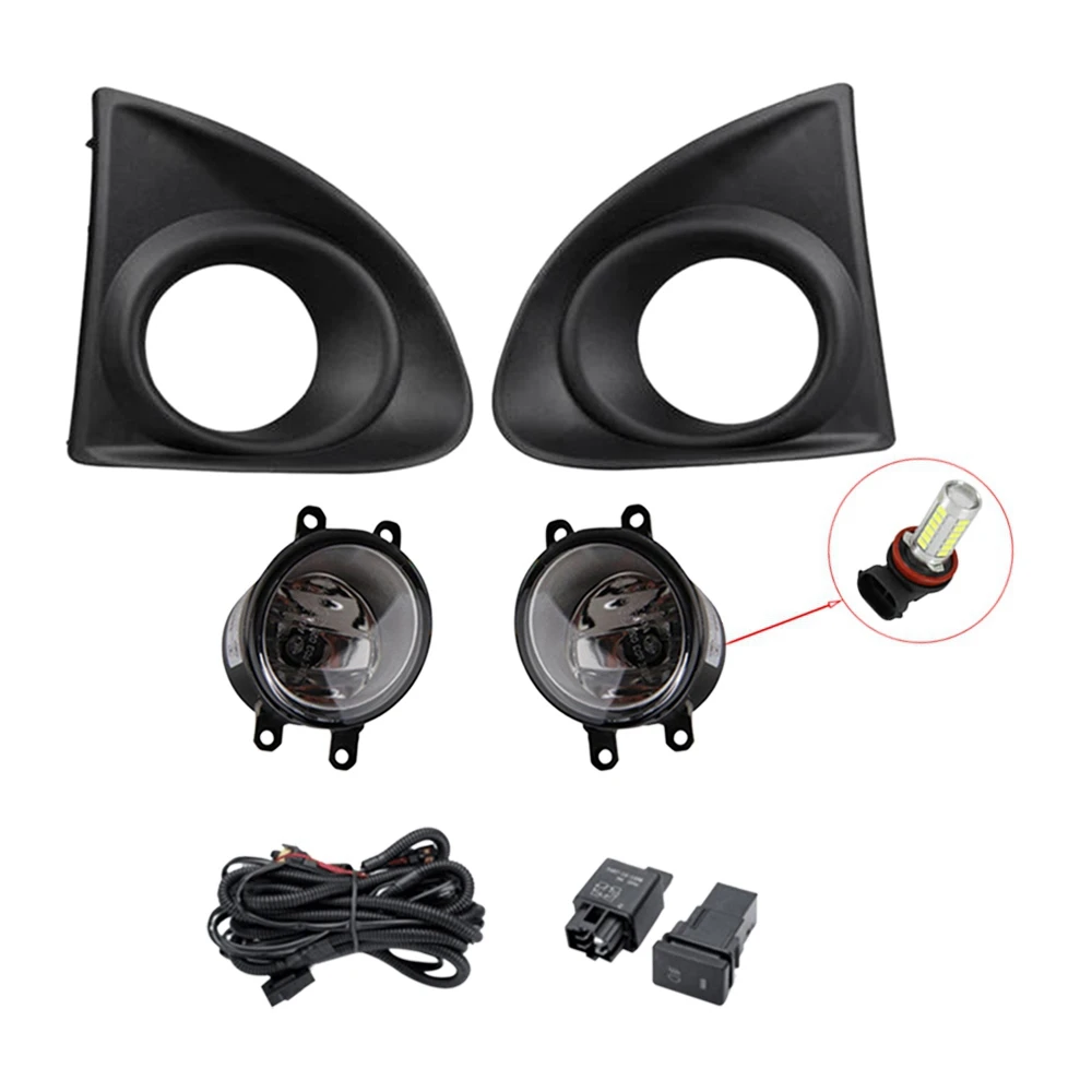 

Светодиодная противотуманная фара, передсветильник фара, противотуманная фара, крышка гриля, ободок, переключатель, противотуманные фары в...