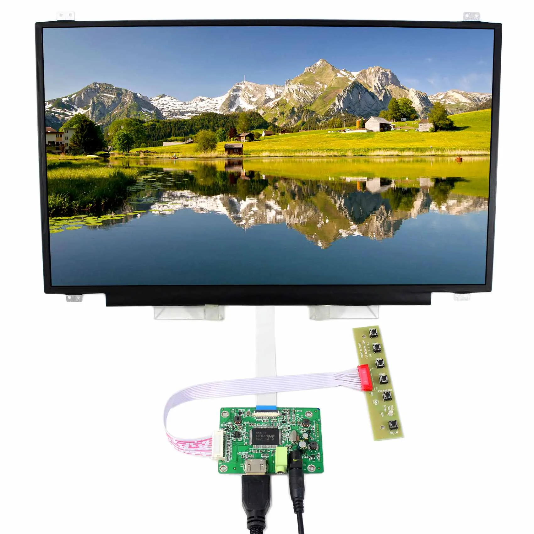 Фото Плата драйвера PCB EAP 30-контактная для ЖК-дисплея, промышленный рекламный ЖК-дисплей N173HCE-E31 17.3