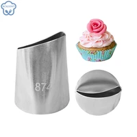 1pcs large size rose icing piping nozzles cake cream decoration tips pastry tool pastry tips cake dessert decorators tool 874
