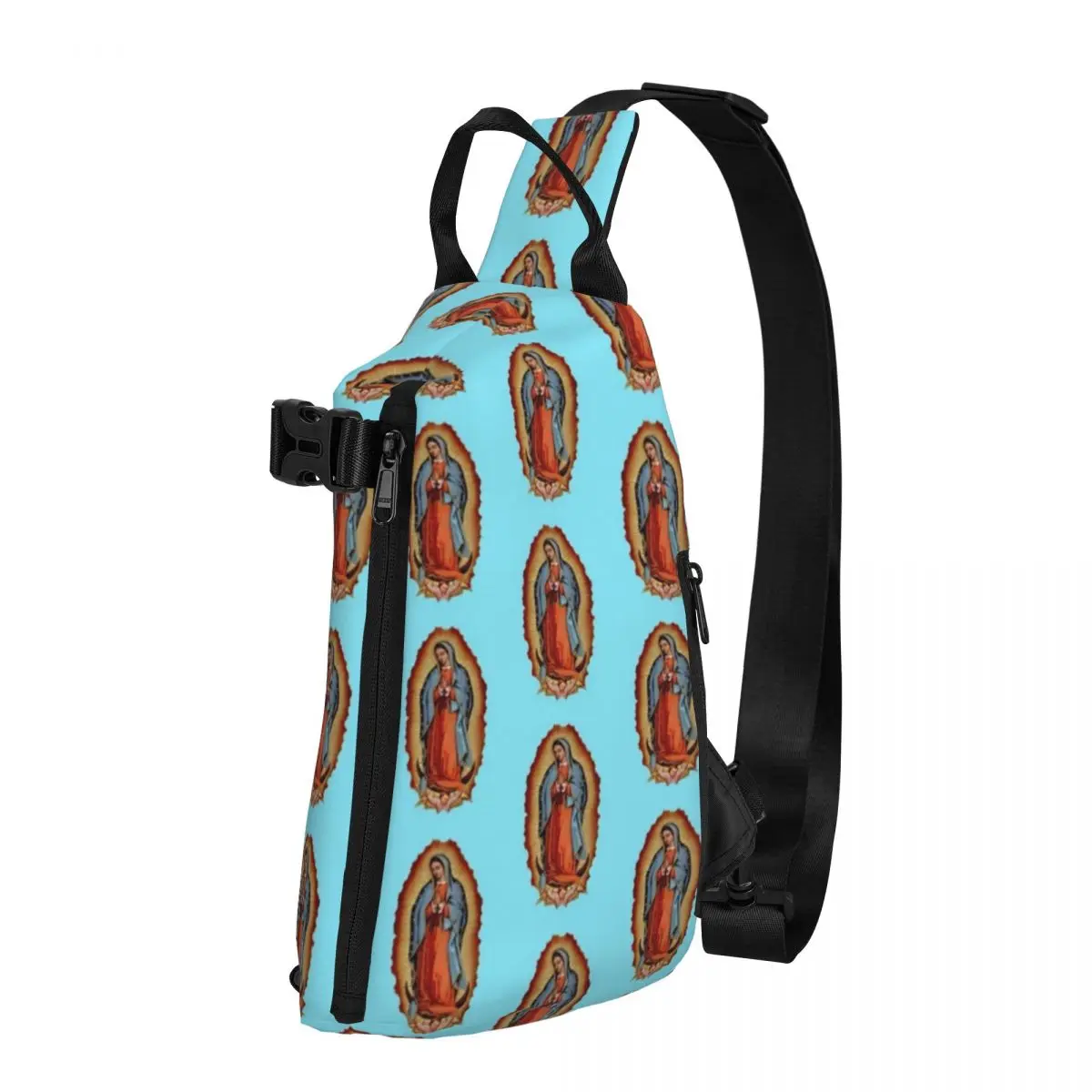

Virgin Mary Maria Shoulder Bags Diego De Guadalupe Workout Chest Bag Sports Graphic Design Sling Bag Cool School Crossbody Bags