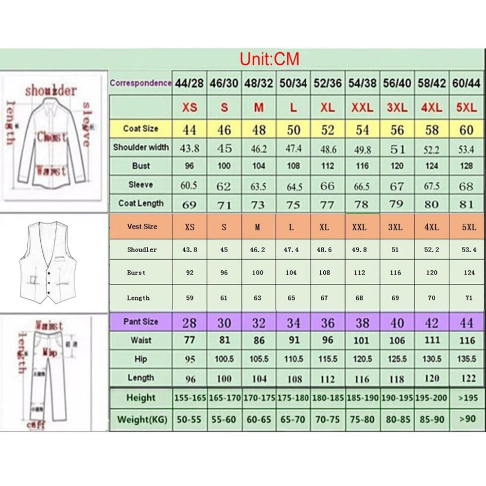 Pink Casual Men's Suit Slim Fit Type 3 Pieces Double Breasted Breathable TR Plaid Thin Prom Dress Jacket Party Travel images - 6