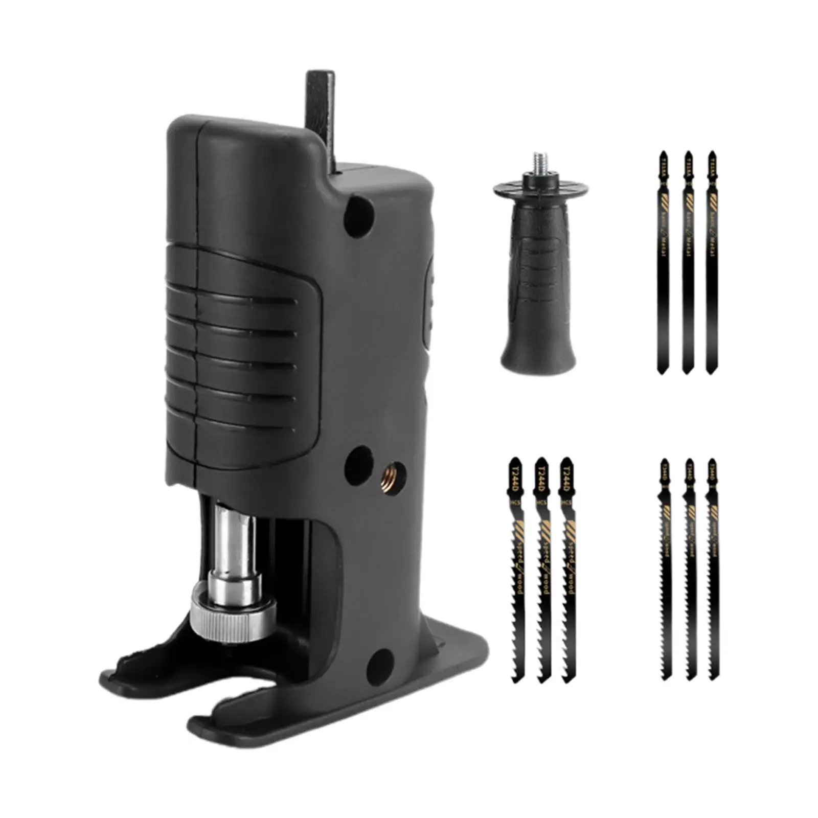 

Переходник для сабельной пилы с лезвием, электрическая дрель, Модифицированная на электрические пилы с аксессуарами для пилы, Портативные ...