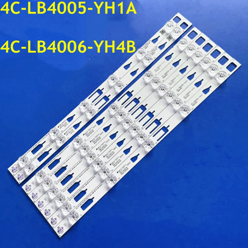 8 шт., Светодиодная лента для подсветки 4C-LB4005-YH1A 4C-LB4006-YH4B
