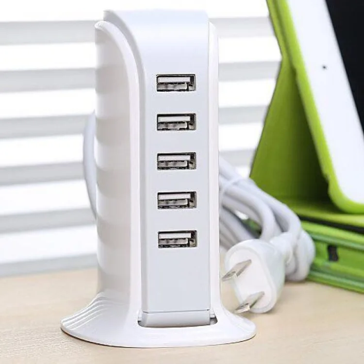 

5 Port USB Charger HUB LED Display Multi USB Charging Station Mobile Phone Tablet Boat Smart Charger Universal Desktop Wall Home