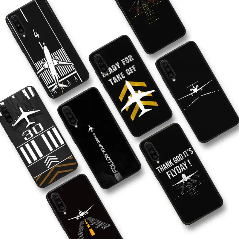 

Aircraft Helicopter Airplane Pilot Fly Phone Case for Samsung S20 lite S21 S10 S9 plus for Redmi Note8 9pro for Huawei Y6 cover