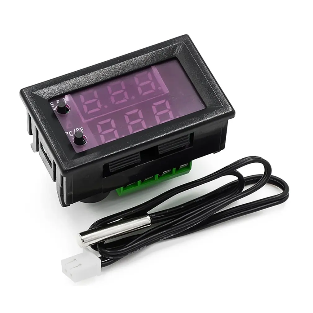 

DC12V 20A Digital Temperature Controller DIY Intelligent Mini Thermostat Regulator Waterproof Sensor 0.1 Celsius Accuracy