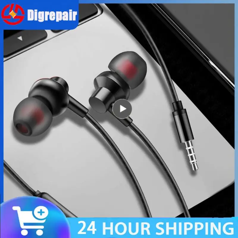 

In-ear Headphones New Earbuds Upgrade Version Stereo Earphone Hifi For Adjustable Earpiece 3.5mm Music Headphones Wired