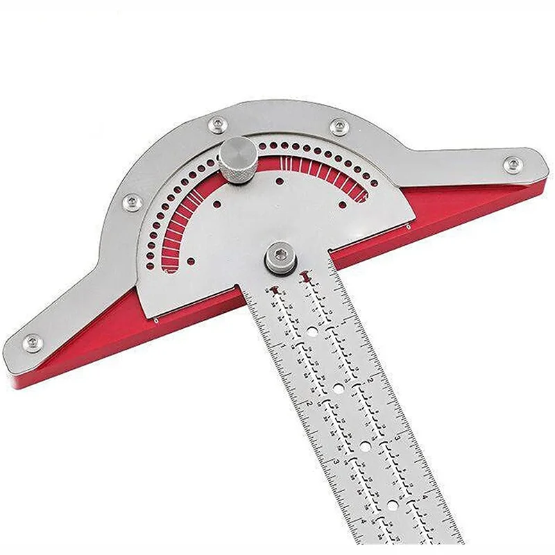 

Woodworkers Edge Ruler Protractors Angles Woodworking Ruler Angles Measure Tool Stainless Steel Baseboard Crafts Carpenter Tool
