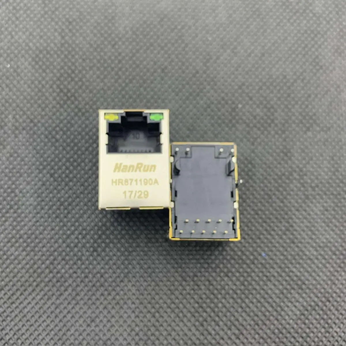 

New original HANRUN HR871190A Ethernet RJ45 interface connector 5-100pcs/lot in stock