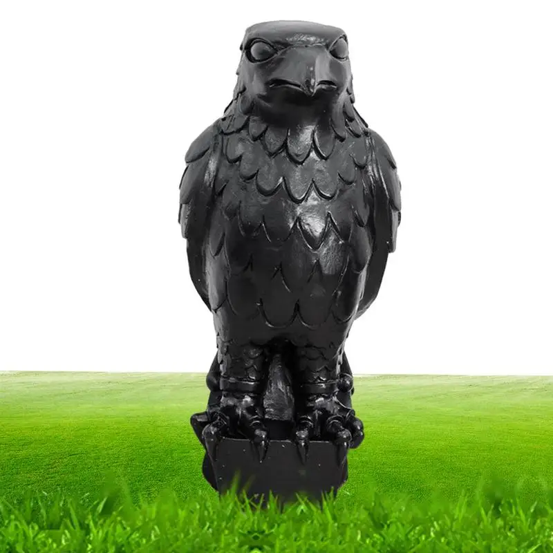

Garden Eagle Figurine Durable Resin Eagle Tabletop Statues Decors With Stable Base Realistic Eagle Keepsakes Party Favor For