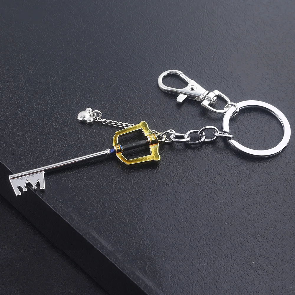 Брелок для ключей Game Kingdom Hearts Sora Key съемный металлический брелок с лезвием мужчин