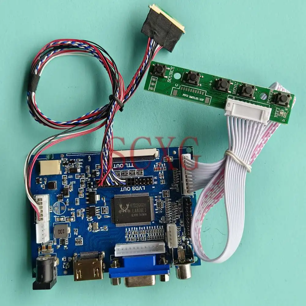 

Плата драйвера контроллера ЖК-экрана для ноутбука B116XW03 V2, комплект «сделай сам», 11,6 дюйма, 2AV + VGA + HDMI, совместимый с LVDS, 40 контактов, 1366*768