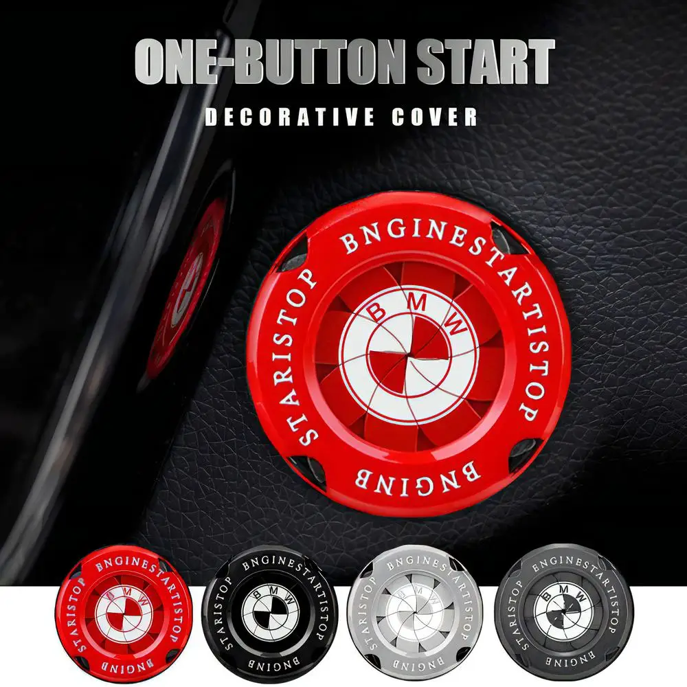 Автомобильный двигатель одна кнопка запуска декоративная крышка