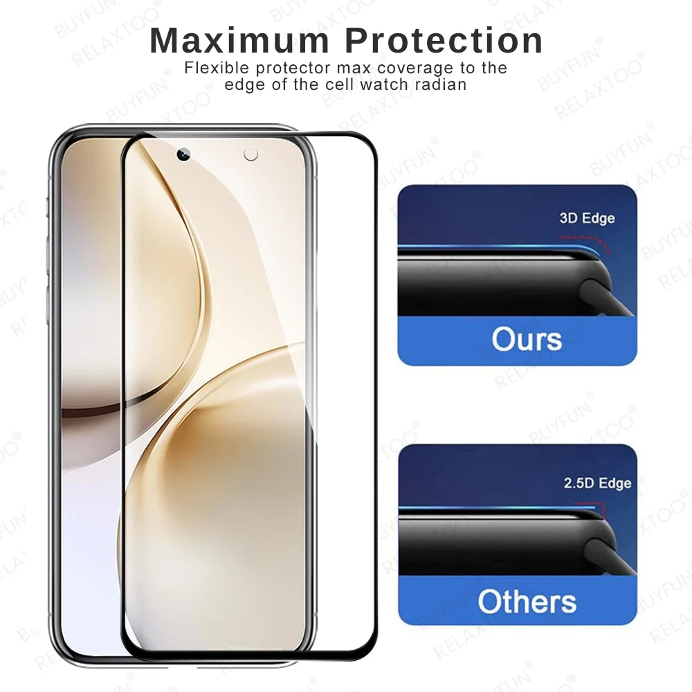 Фото Стекло Tremp 2 в 1 для Realme 14 Pro + 14Pro 14 Pro Plus Защитная пленка для экрана Realmi 14Pro + Realme14Pro RMX5051, чехол с пленкой для объектива, дружелюбный №3