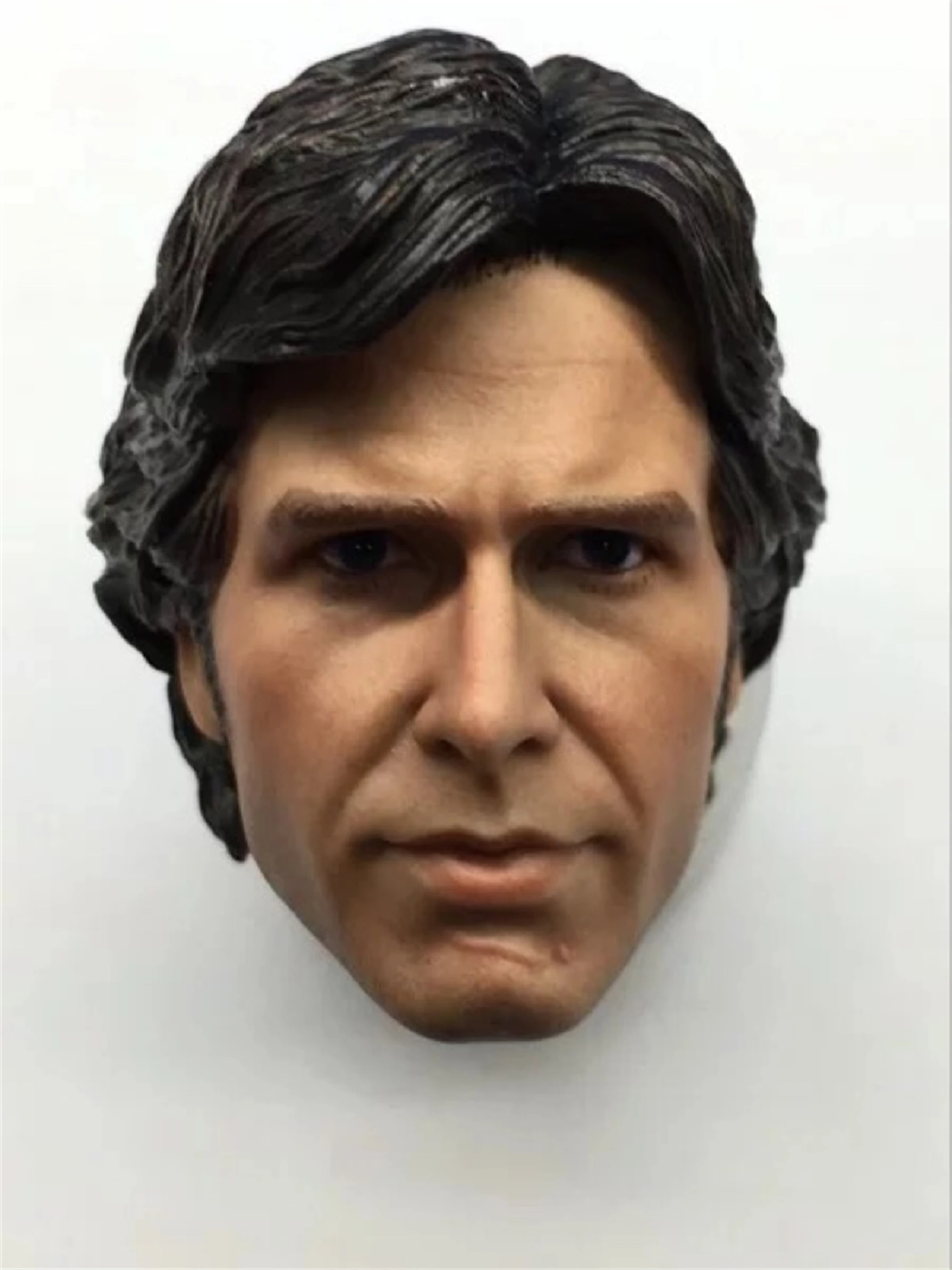 

1/6 Scale Young Harrison Ford Head Sculpt Han Solo Head Model DIY 12'' Hot Toys Action Figure