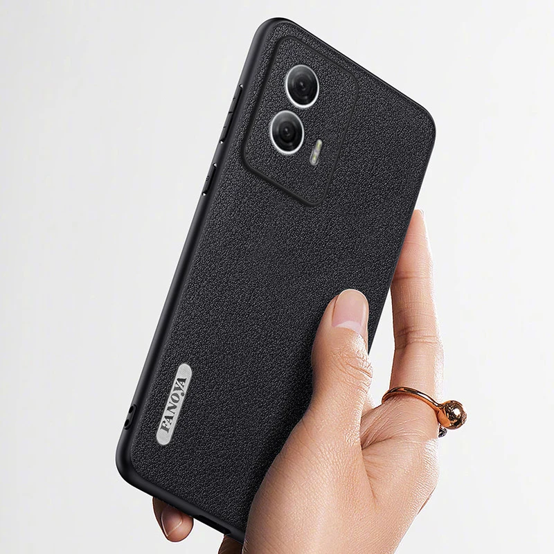 Кожаный чехол для Motorola Moto Edge 50 Fusion твердый силиконовый защитный телефона солярии