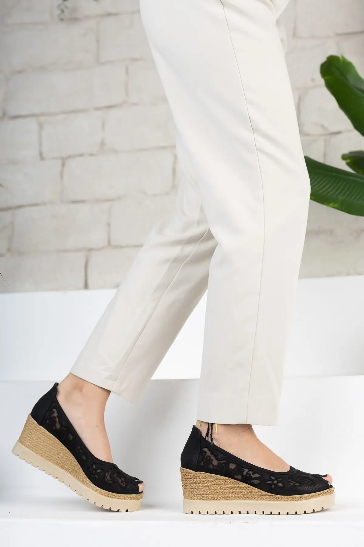 Женская Мягкая Повседневная Удобная Черная Лилия с восточным рисунком 36-40 новая