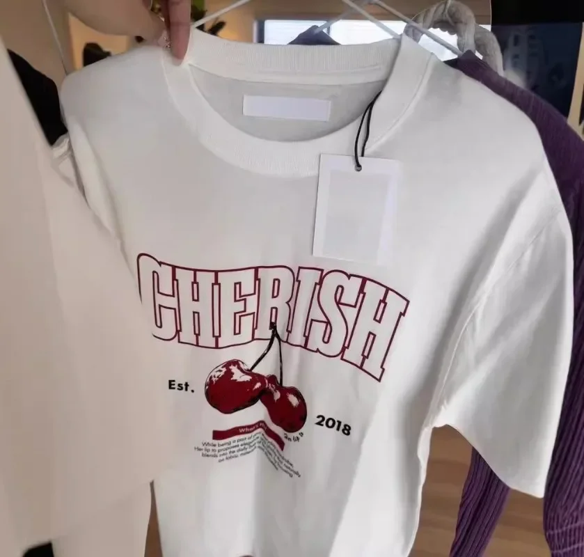 Женская летняя футболка с круглым вырезом и коротким рукавом