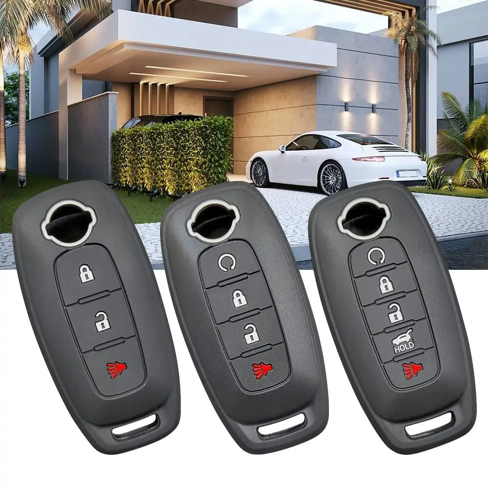Силиконовый чехол для ключей от машины автомобильный брелок с полным покрытием