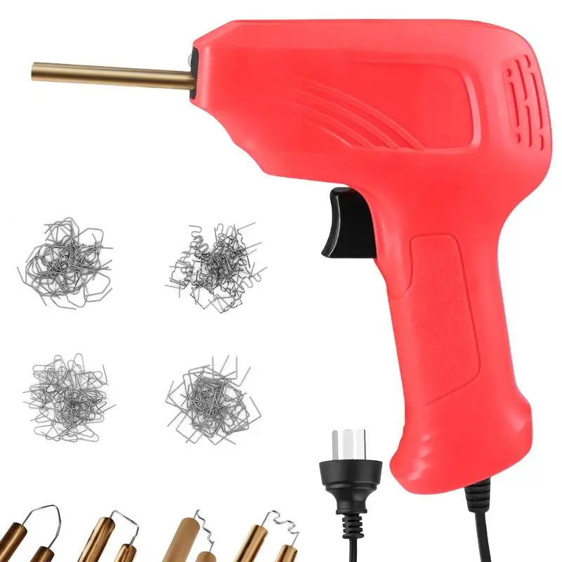 

Plastics Welding Machine 50W Plastics Welding Kit Heat Stapler Plastics Repair Kit Heat Stapler Car Bumper Crack Repair Kit With